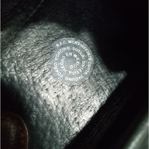 [H292] Karosso Black Genuine Leather Moccasin Driver/Loafers, Size 26 - Picture 7 of 8